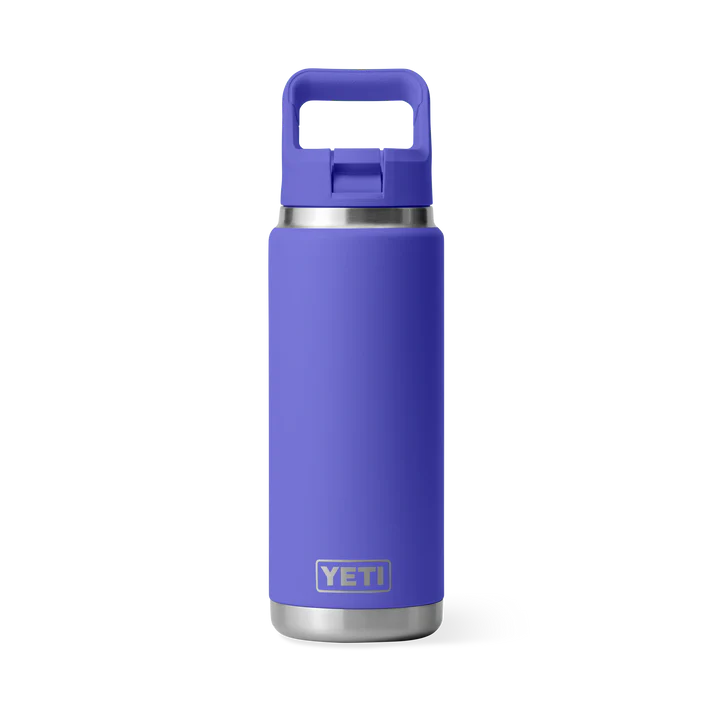 YETI Rambler 26oz Bottle With Colour Matched Straw Cap Ultramarine Violet