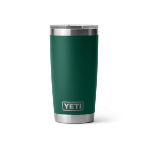 YETI Rambler 20oz Tumbler Black Forest Green