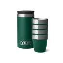 YETI Shot Glasses & Case Black Forest Green