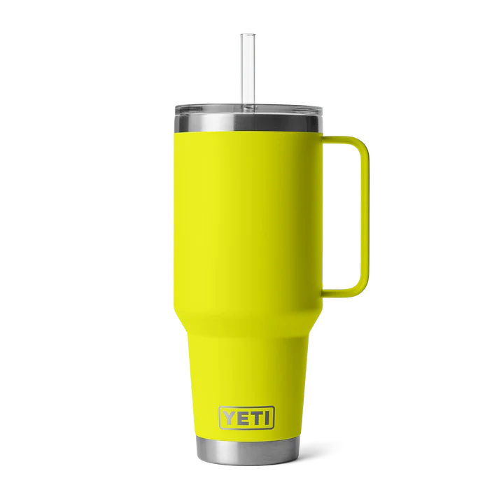 YETI Rambler 42oz Straw Mug Firefly Yellow